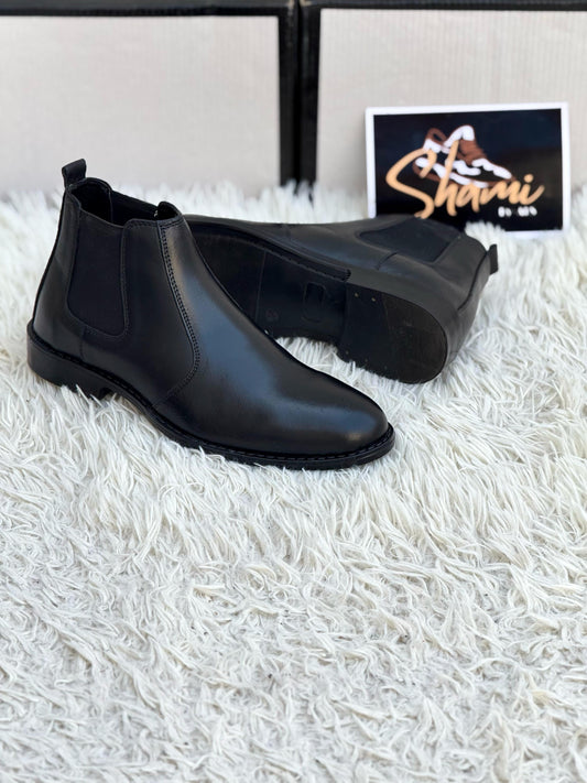 Leather Chelsea boots Leather Black Formal chelsea 
Premium Quality leather 💯