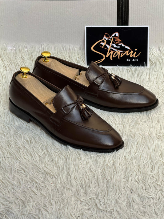 Tussle brown -55 leather handmade article leather Uper leather sole